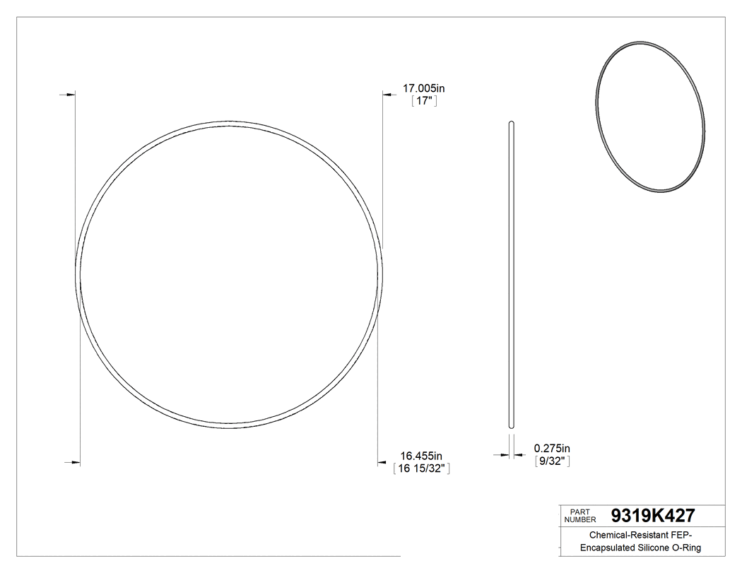 Technical drawing - 9319K427